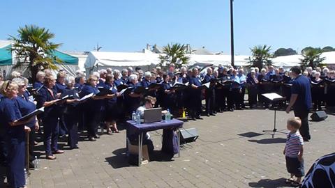 CSC perform at Lemon Quay, Truro